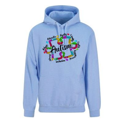 Autism Teacher Pencil Autism Awareness Month Unisex Surf Hoodie