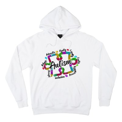 Autism Teacher Pencil Autism Awareness Month Hoodie