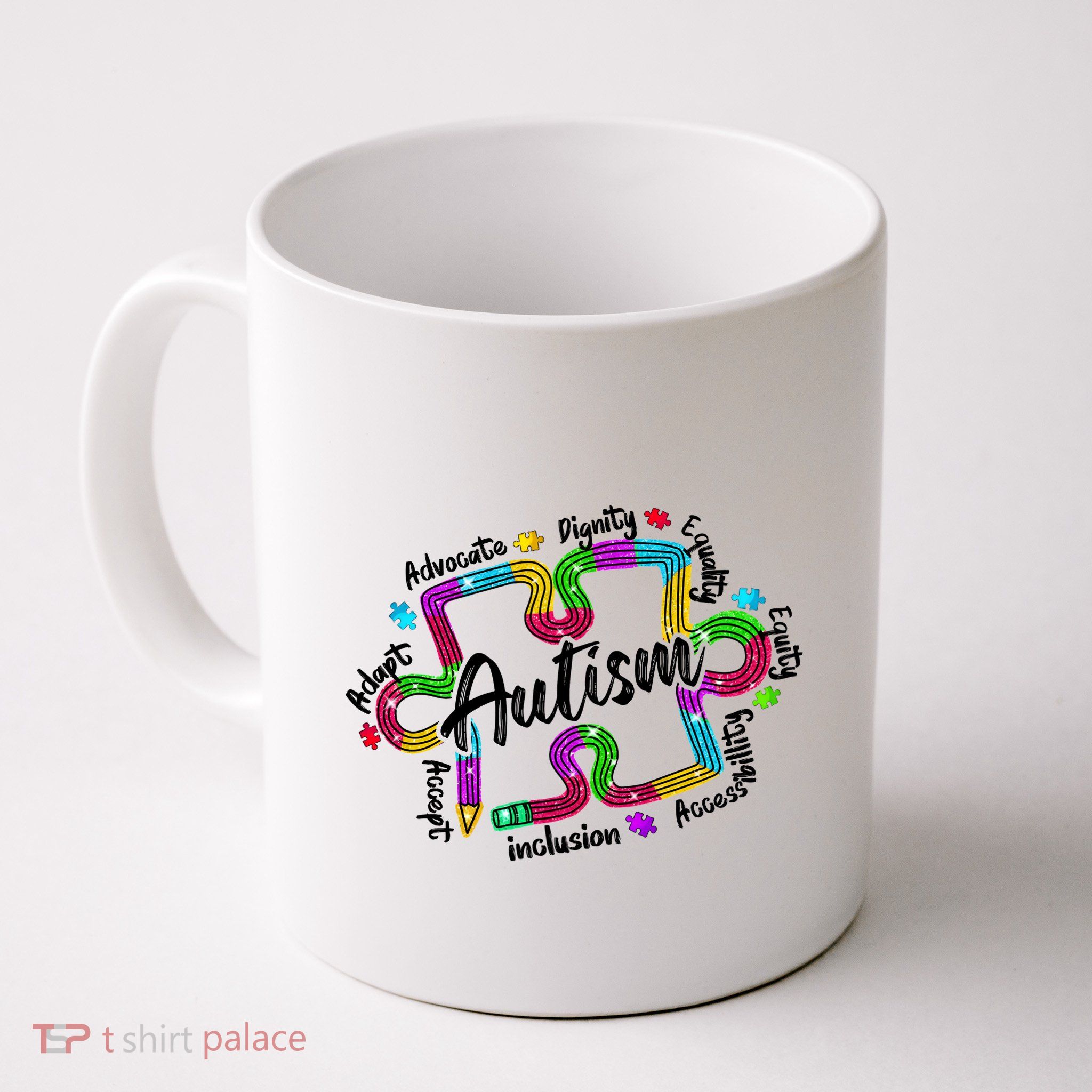 Autism Teacher Pencil Autism Awareness Month Mug