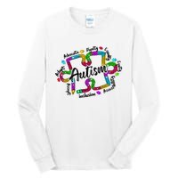 Autism Teacher Pencil Autism Awareness Month Tall Long Sleeve T-Shirt