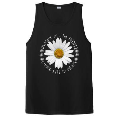 All The People Imagine Living Life In Peace PosiCharge Competitor Tank