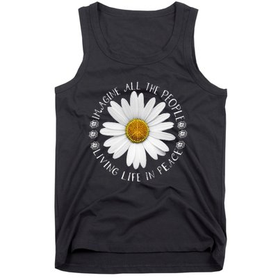 All The People Imagine Living Life In Peace Tank Top