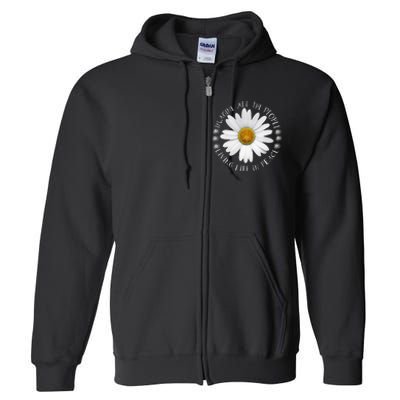 All The People Imagine Living Life In Peace Full Zip Hoodie