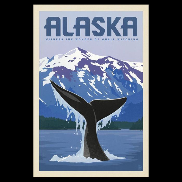 Alaska Travel Poster Impact Tech Backpack