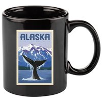 Alaska Travel Poster 11oz C Handle Ceramic Mug