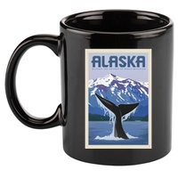 Alaska Travel Poster 11oz C Handle Ceramic Mug