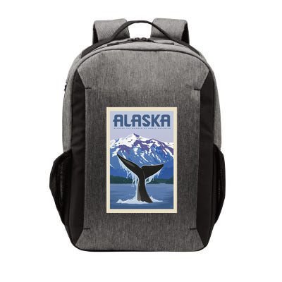 Alaska Travel Poster Vector Backpack