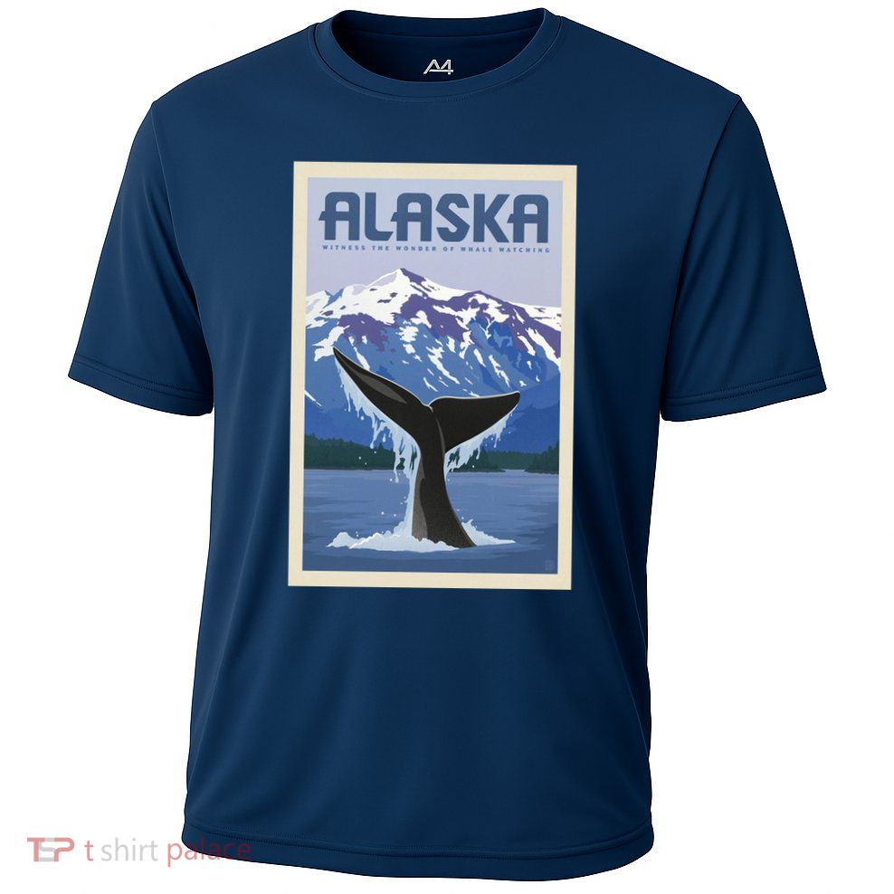 Alaska Travel Poster Performance Shirt