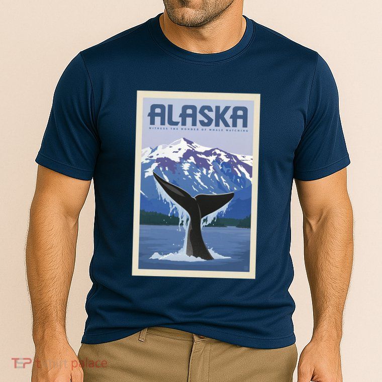 Alaska Travel Poster Performance Shirt