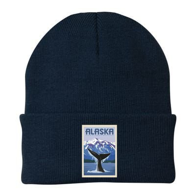 Alaska Travel Poster Beanie