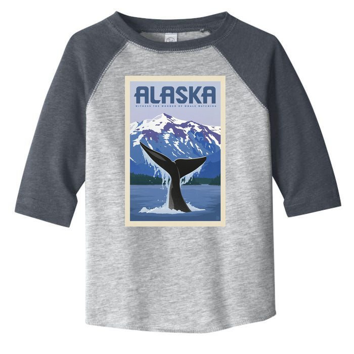 Alaska Travel Poster Toddler Fine Jersey T-Shirt