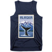 Alaska Travel Poster Tank Top