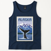 Alaska Travel Poster Tank Top