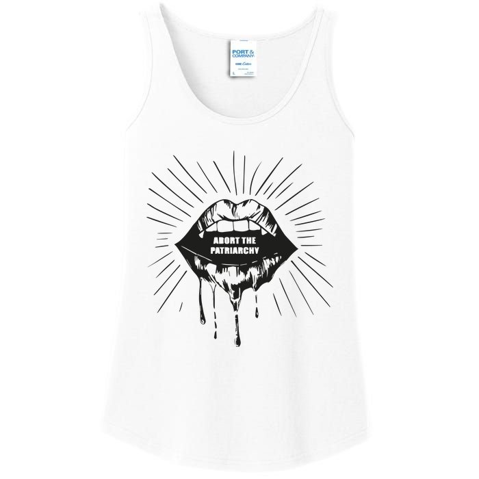 Abort The Patriarchy Ladies Essential Tank