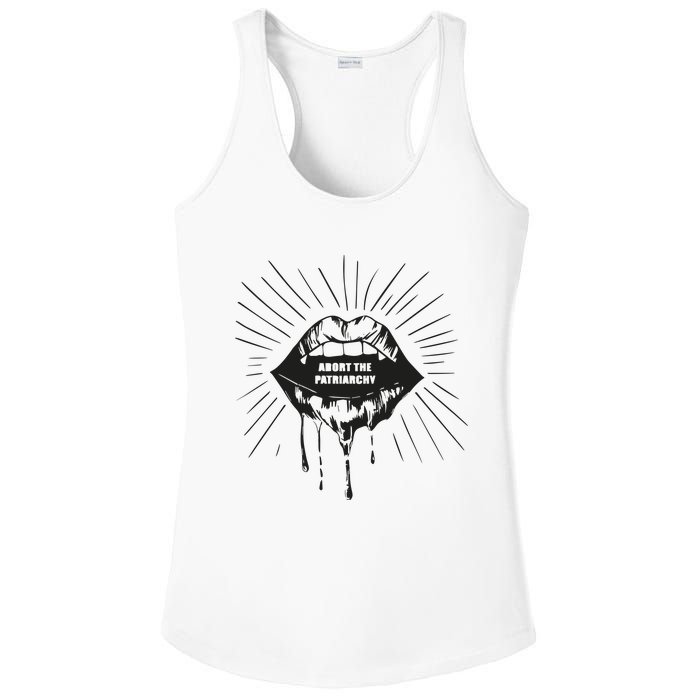 Abort The Patriarchy Ladies PosiCharge Competitor Racerback Tank