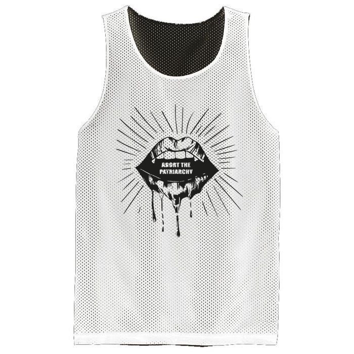 Abort The Patriarchy Mesh Reversible Basketball Jersey Tank