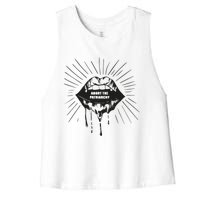 Abort The Patriarchy Women's Racerback Cropped Tank