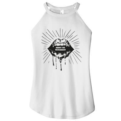 Abort The Patriarchy Women's Perfect Tri Rocker Tank