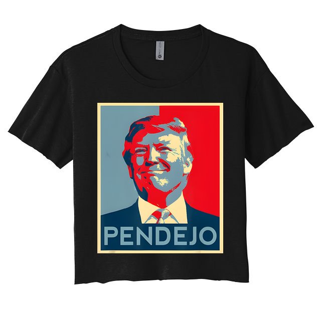 Anti Trump Pendejo Trump Usa American President Picture Crop Top
