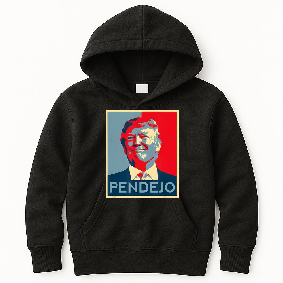 Anti Trump Pendejo Trump Usa American President Picture Kids Hoodie