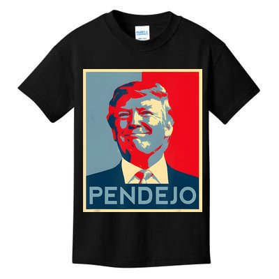 Anti Trump Pendejo Trump Usa American President Picture Kids T-Shirt