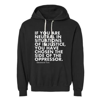 Anti Trump Protest Political Garment-Dyed Fleece Hoodie