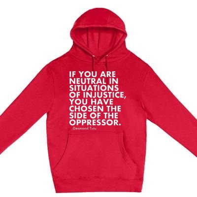 Anti Trump Protest Political Premium Pullover Hoodie