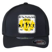 All The Pretty Girl Stroll Like This Funny Softball Walk Flexfit Unipanel Trucker Cap