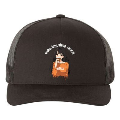 Ai16z The Pioneering Aidao Ai Agent Yupoong Adult 5-Panel Trucker Hat