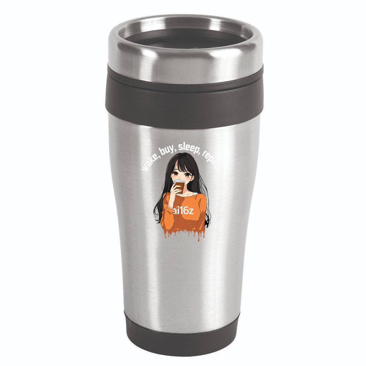 Ai16z The Pioneering Aidao Ai Agent 16oz Travel Tumbler