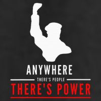 Anywhere There's People, There's Power Golf Towel