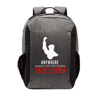 Anywhere There's People, There's Power Vector Backpack