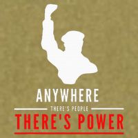 Anywhere There's People, There's Power Garment-Dyed Women's Muscle Tee
