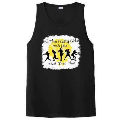 All The Pretty Walk Like This Funny Baseball PosiCharge Competitor Tank