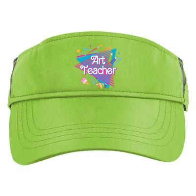 Art Teacher Retro Gift Adult Drive Performance Visor