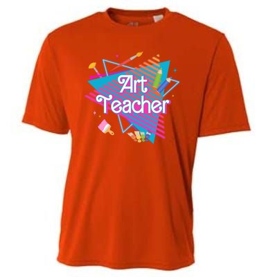 Art Teacher Retro Gift Cooling Performance Crew T-Shirt