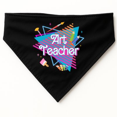 Art Teacher Retro Gift USA-Made Doggie Bandana