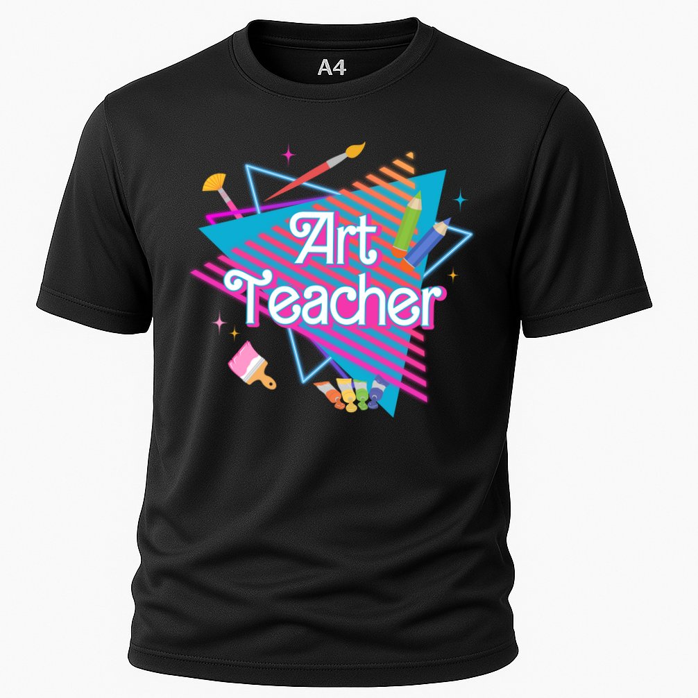 Art Teacher Retro Gift Cooling Performance Crew T-Shirt