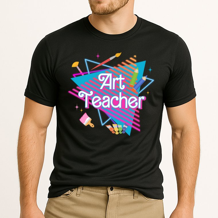 Art Teacher Retro Gift Cooling Performance Crew T-Shirt