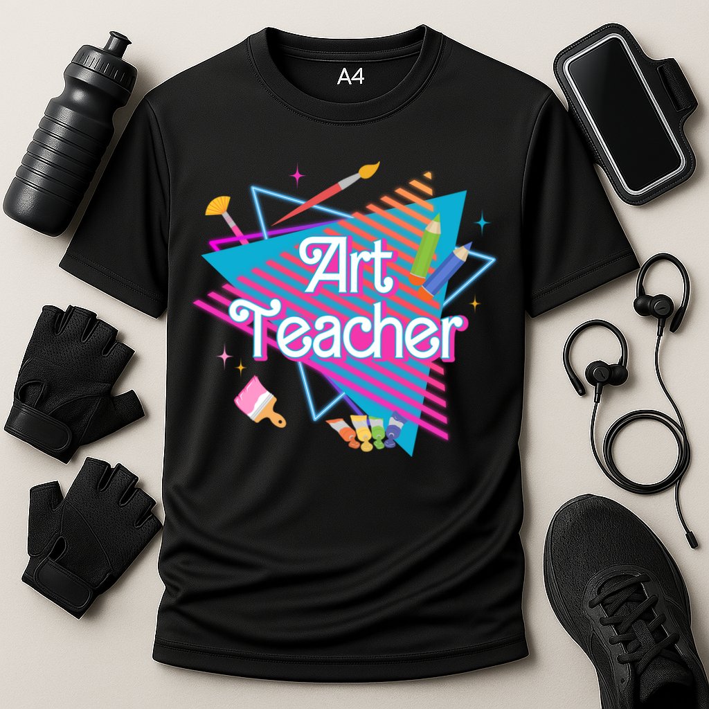Art Teacher Retro Gift Cooling Performance Crew T-Shirt
