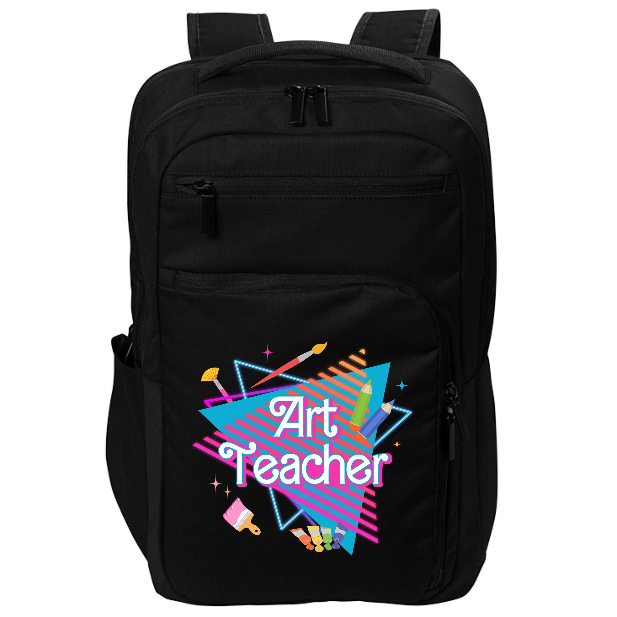 Art Teacher Retro Gift Impact Tech Backpack