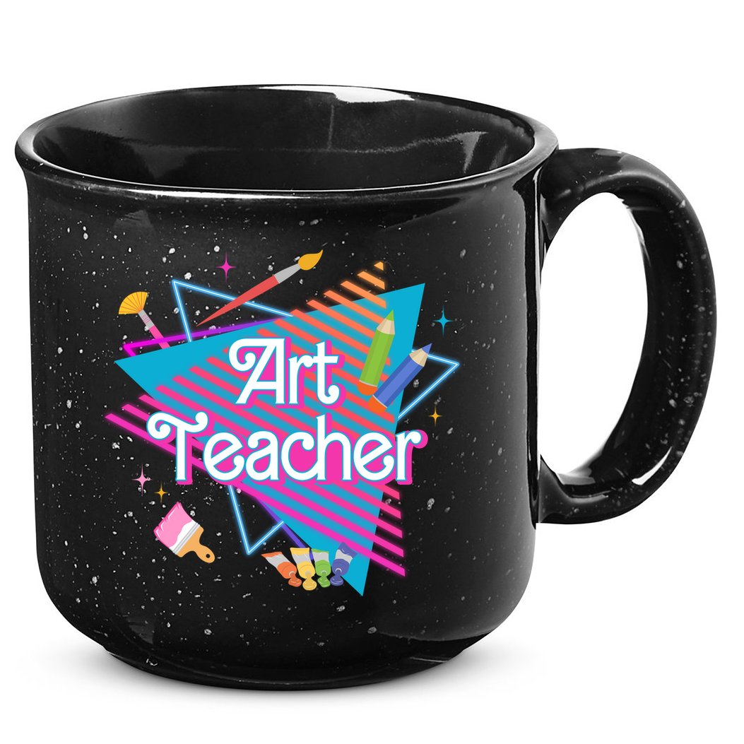 Art Teacher Retro Gift 15oz Campfire Ceramic Mug