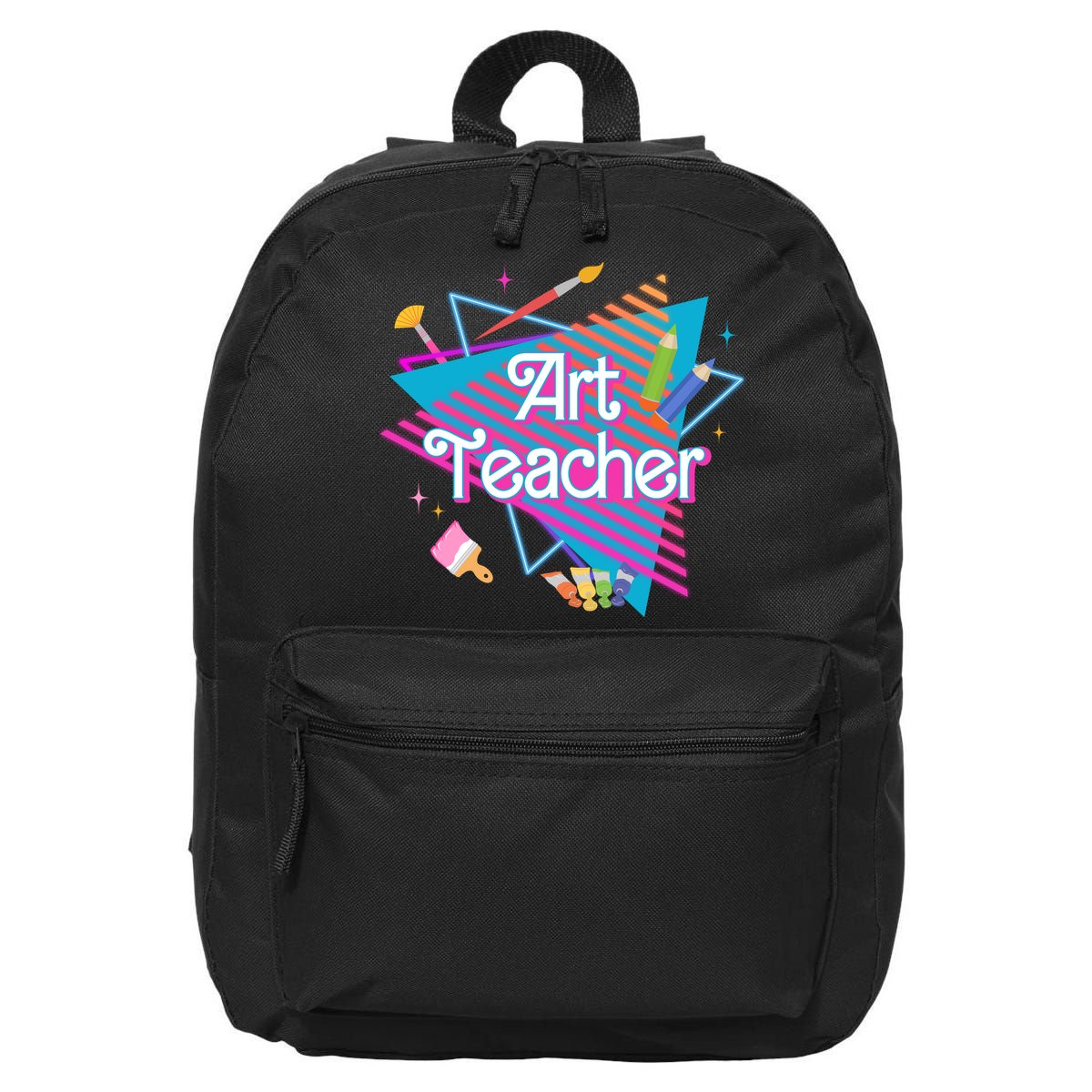 Art Teacher Retro Gift 16 in Basic Backpack