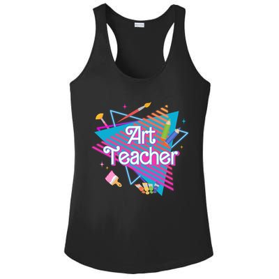 Art Teacher Retro Gift Ladies PosiCharge Competitor Racerback Tank
