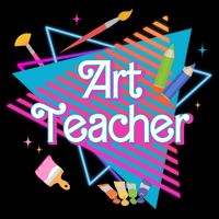 Art Teacher Retro Gift Toddler Sweatshirt
