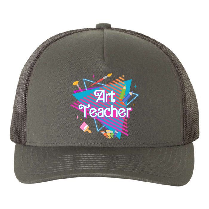 Art Teacher Retro Gift Yupoong Adult 5-Panel Trucker Hat