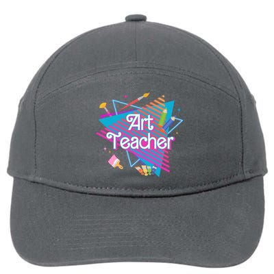 Art Teacher Retro Gift 7-Panel Snapback Hat