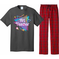 Art Teacher Retro Gift Pajama Set