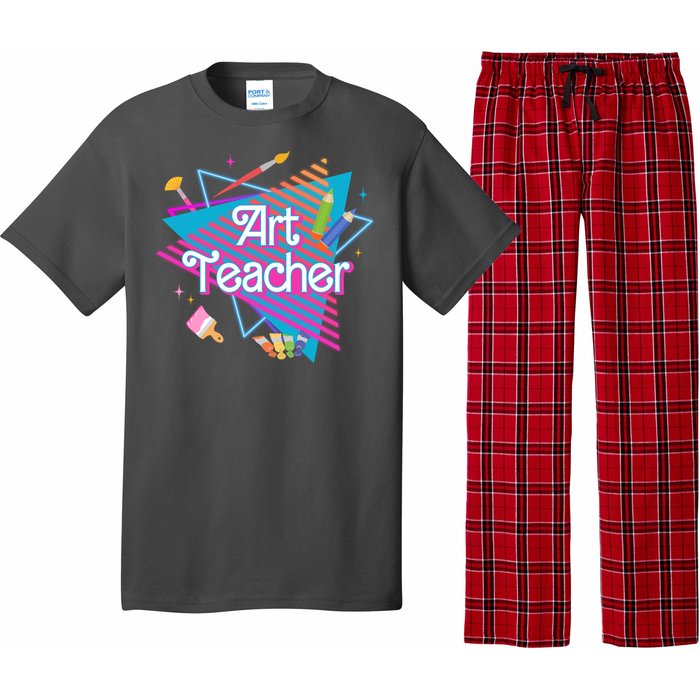 Art Teacher Retro Gift Pajama Set