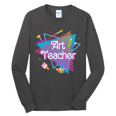Art Teacher Retro Gift Tall Long Sleeve T-Shirt